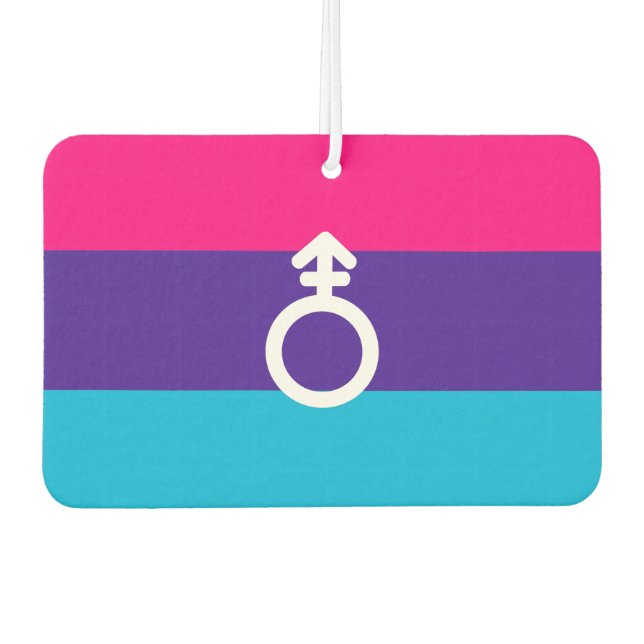Androgyne Pride Air Freshener (Front)