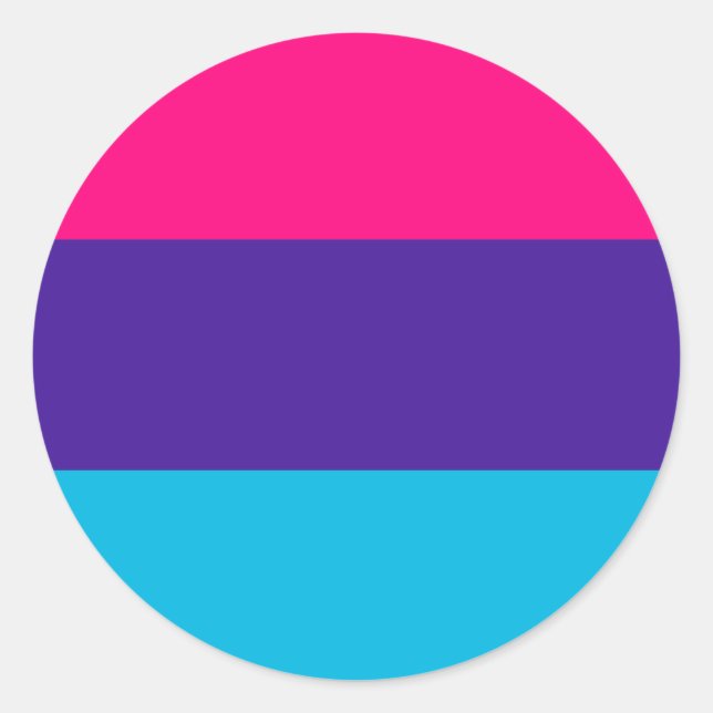 Androgyne Pride Flag Classic Round Sticker (Front)