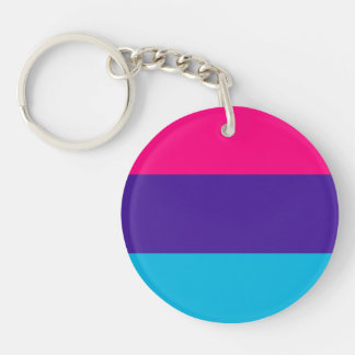 Androgyne Pride Flag Keychain