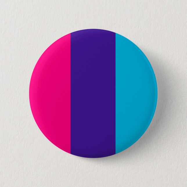 Androgyne pride flag pinback button (Front)