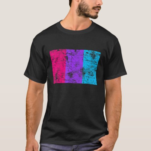 Androgyne Pride Flag Vintage Androgyne Flag T_Shirt
