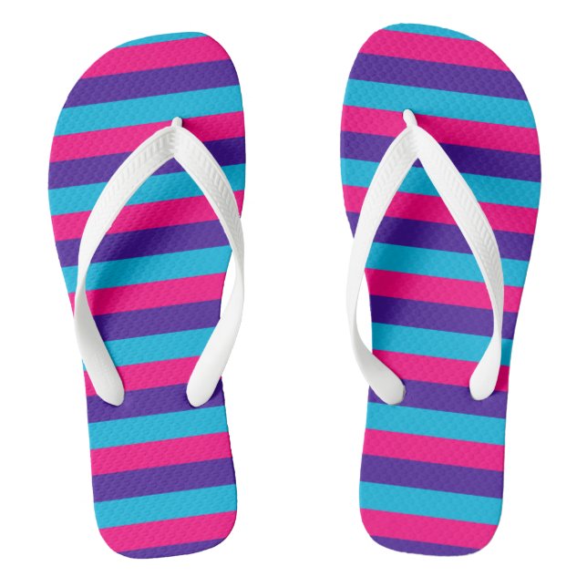 Androgyne Pride Flip Flops (Footbed)