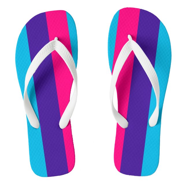 Androgyne Pride Flip Flops (Footbed)