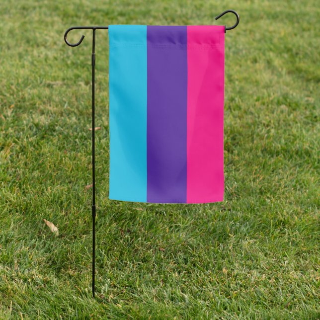 Androgyne Pride Garden Flag (In SItu)