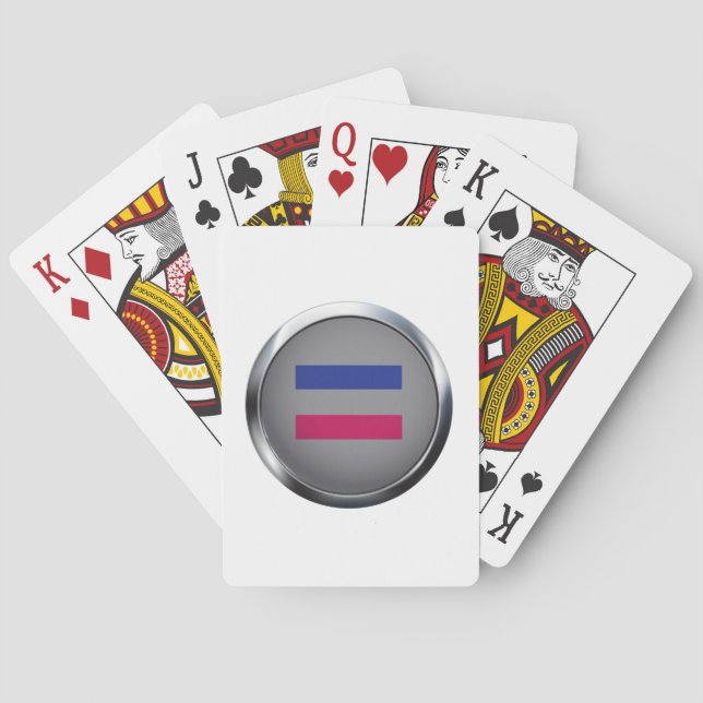 ANDROGYNOUS MEDALLION POKER CARDS (Back)