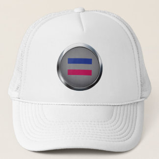 ANDROGYNOUS MEDALLION TRUCKER HAT