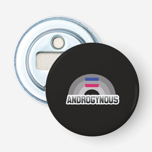 Androgynous Pride Bottle Opener (Front)