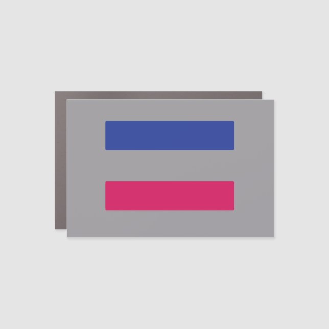 Androgynous Pride Car Magnet (Front)