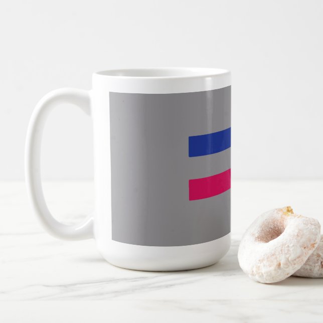 Androgynous Pride Coffee Mug (With Donut)