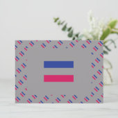 ANDROGYNOUS PRIDE FLAG (Standing Front)
