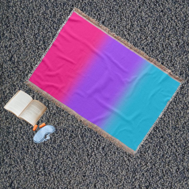 Androgynous Pride Gradient - Gift for Androgynous  Throw Blanket (Creator Uploaded)