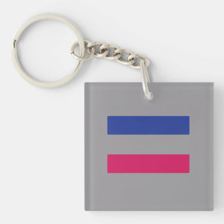ANDROGYNOUS PRIDE KEYCHAIN