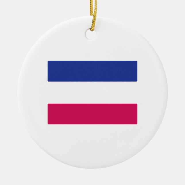 ANDROGYNOUS SYMBOL CERAMIC ORNAMENT (Front)