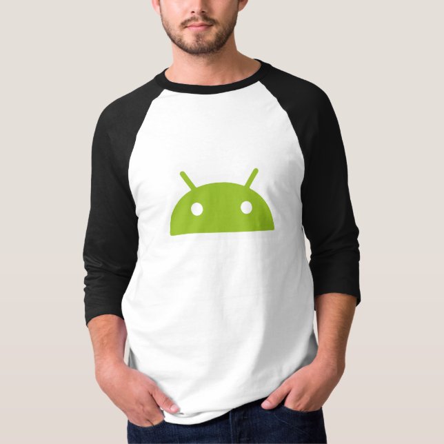 Android 3/4 Sleeve Men's tee (Front)