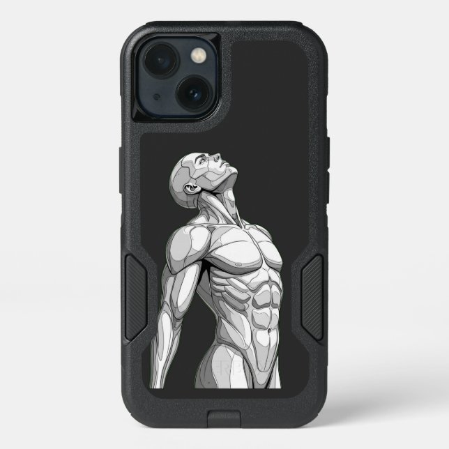Android Anatomy: Apple iPhone 13 Cyborg Case (Back)
