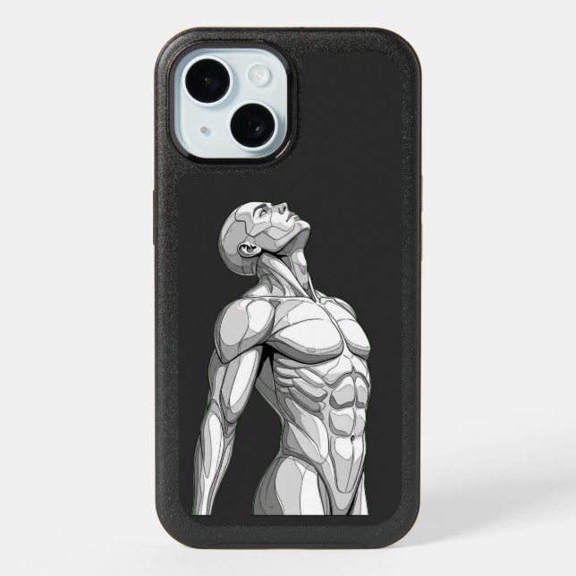 Android Anatomy: Apple iPhone 15 Cyborg Case (Back)