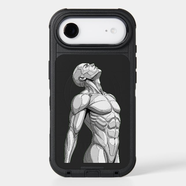 Android Anatomy: Apple iPhone 17 Air Cyborg Case (Back)