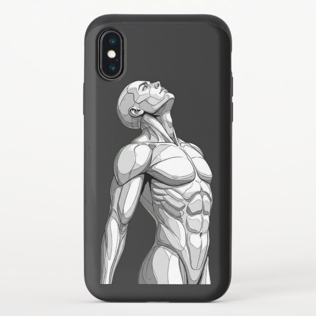 Android Anatomy: Apple iPhone XS Cyborg Case (Back)