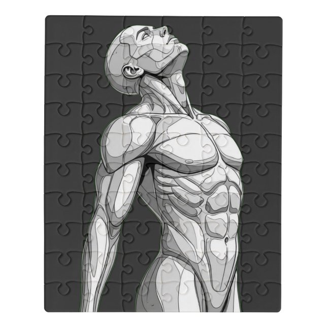 Android Anatomy: Cyborg Jigsaw Puzzle (Puzzle Vertical)