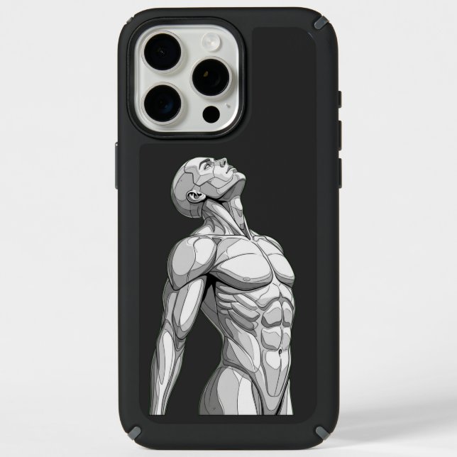 Android Anatomy: iPhone 15 Pro Max Speck Case (Front)