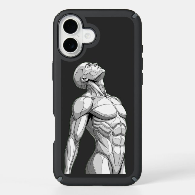 Android Anatomy: iPhone 16 Plus Speck Case (Front)