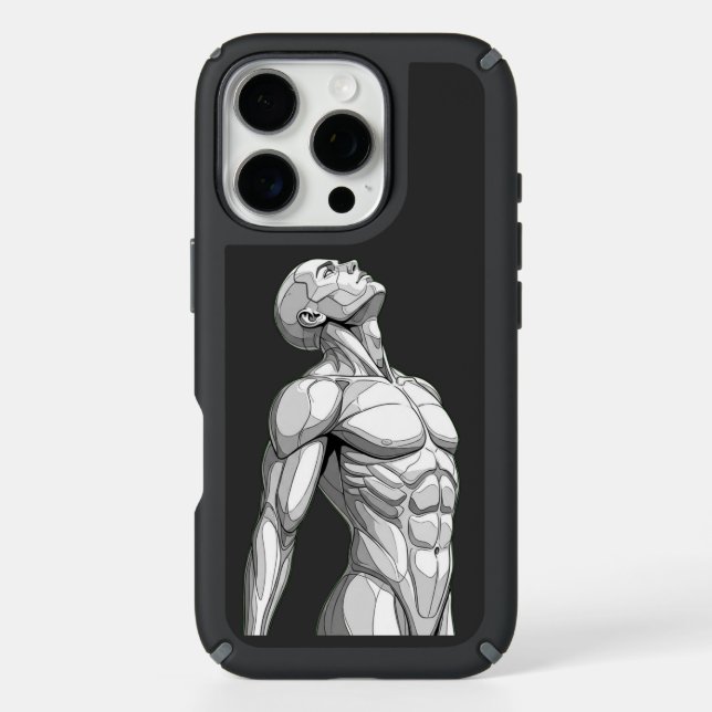Android Anatomy: iPhone 16 Pro Speck Case (Front)