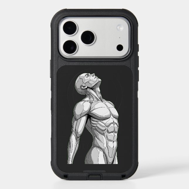 Android Anatomy: iPhone 17 Pro Max Cyborg Case (Back)