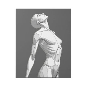 Android Anatomy - Large Format Wood Mounted Art