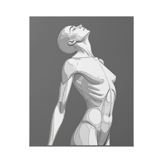 Android Anatomy - Large Format Wood Mounted Art (Front)