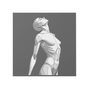 Android Anatomy - Premium Wood Mounted Canvasite Gallery Wrap