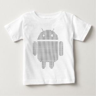 Android---Ascii black Baby T-Shirt