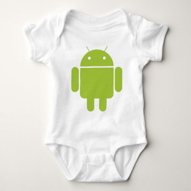 Android Baby Bodysuit (Front)