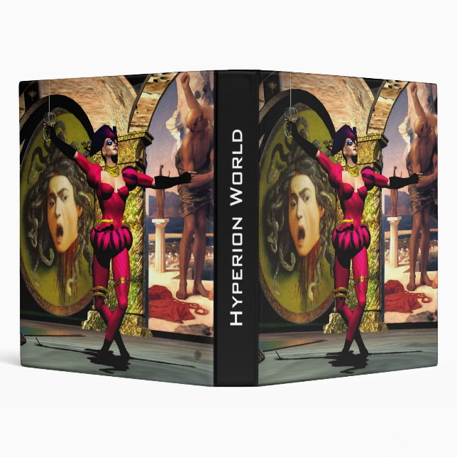 ANDROID BALLET , Science Fiction 3 Ring Binder (Background)