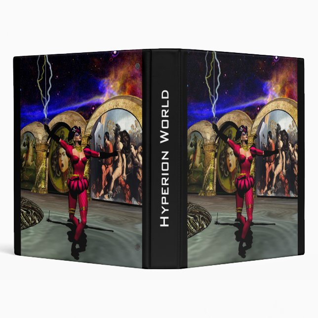 ANDROID BALLET , Science Fiction 3 Ring Binder (Background)