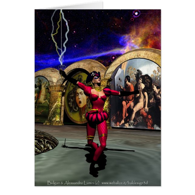 ANDROID BALLET , Science Fiction Cards (Front)