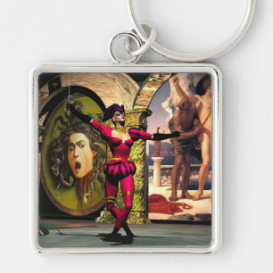 ANDROID BALLET , Science Fiction Keychain