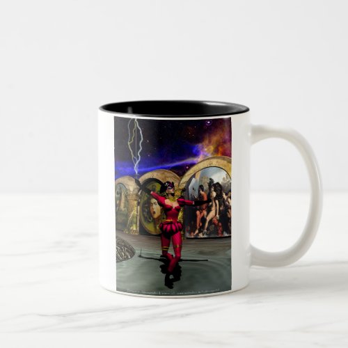 ANDROID BALLET  Science Fiction Two_Tone Coffee Mug
