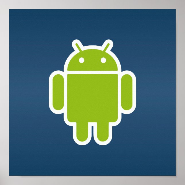 Android Blue Poster (Front)