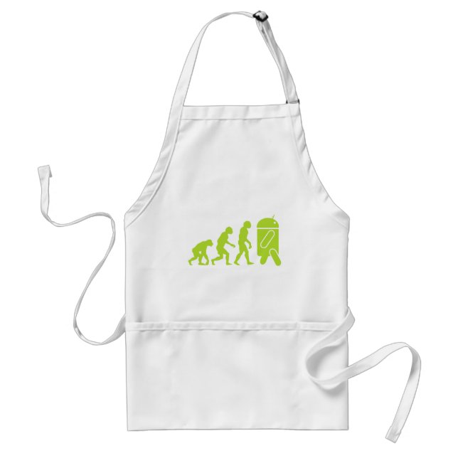 Android Evolution Adult Apron (Front)