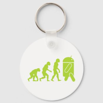 Android Evolution Keychain by etopix at Zazzle