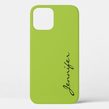Android Green Color Background Iphone 12 Pro Case by NhanNgo at Zazzle