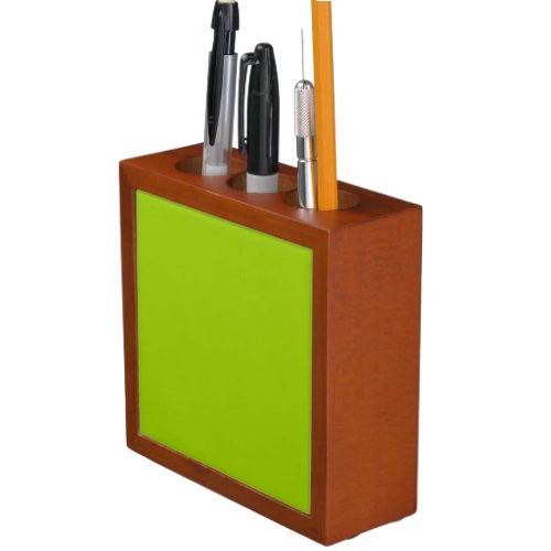 Android Green Color Background Ready to Customize PencilPen Holder