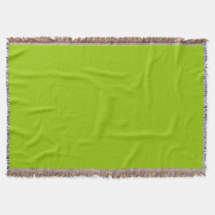 Android Green Color Decor Ready to Customize Throw Blanket