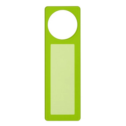 Android Green Color Ready to Customize if you want Door Hanger