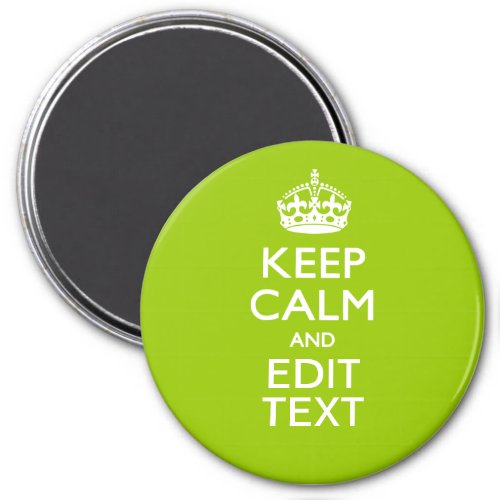 Android Green Keep Calm Have Your Text Magnet