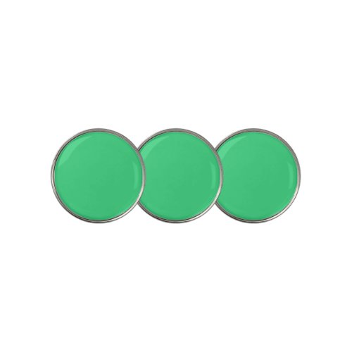 Android green solid color  golf ball marker