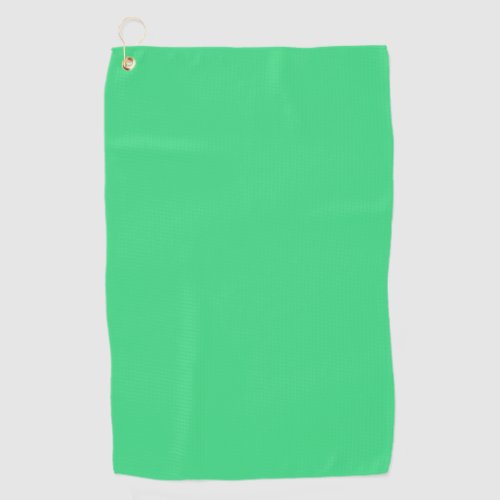 Android green solid color  golf towel