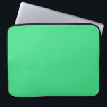 Android green (solid color)  laptop sleeve<br><div class="desc">Android green (solid color)</div>