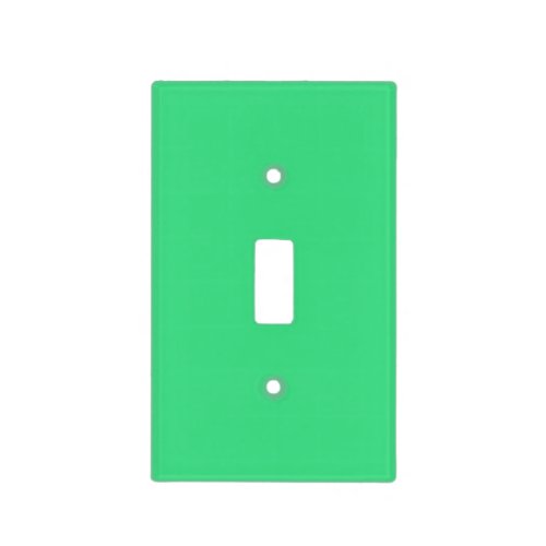 Android green solid color  light switch cover