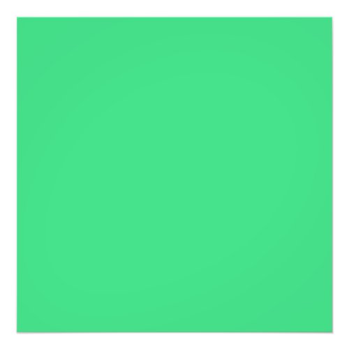 Android green solid color  photo print